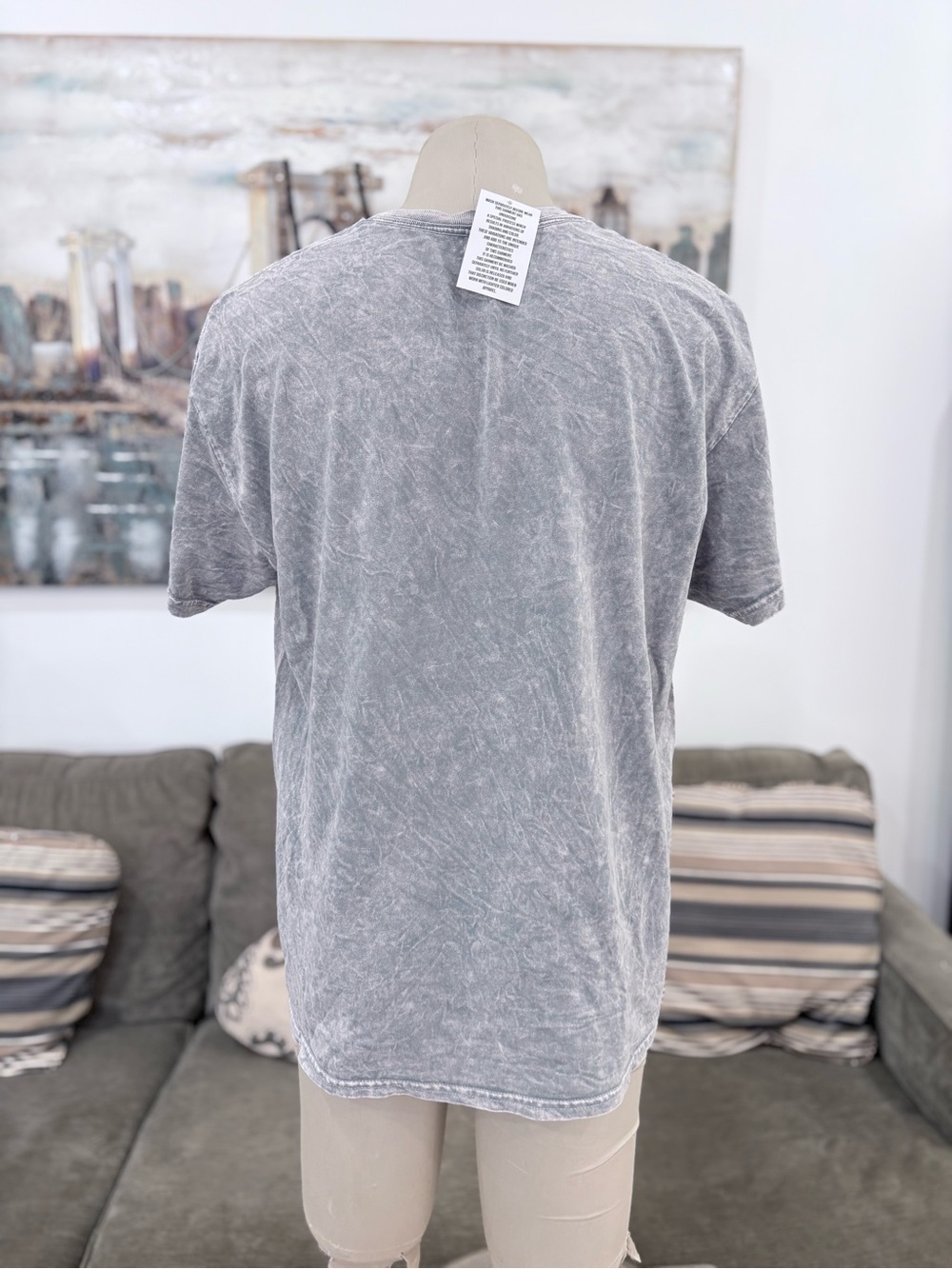 Wednesday Addams Graphic Tee - Gray/Blue - Picture 5 of 12